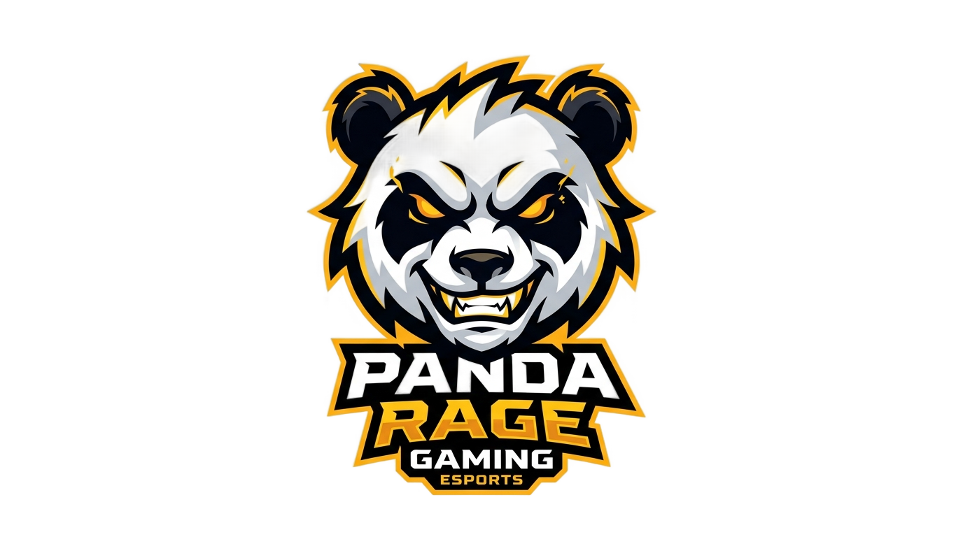 panda gaming logo png PNG transparent background