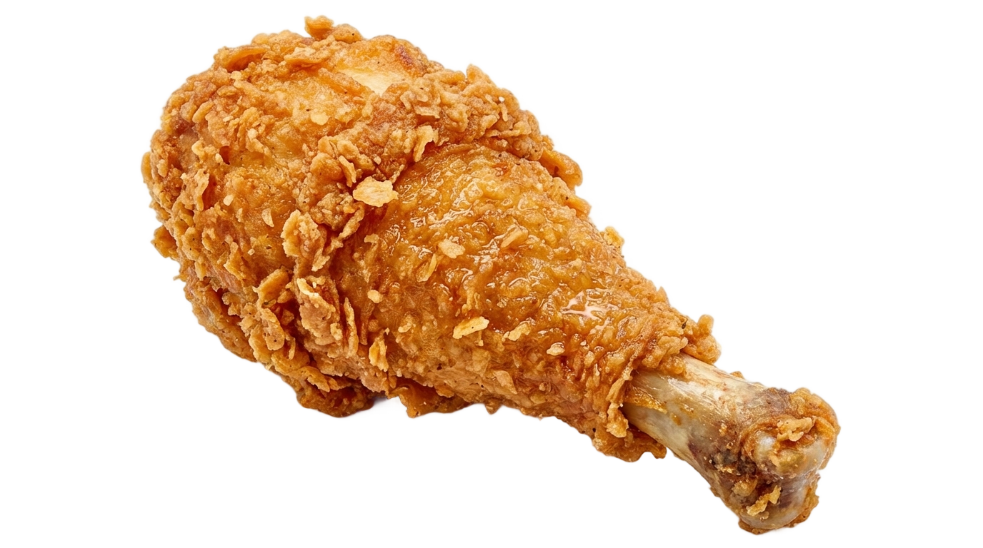 fried chicken drumstick png PNG transparent background