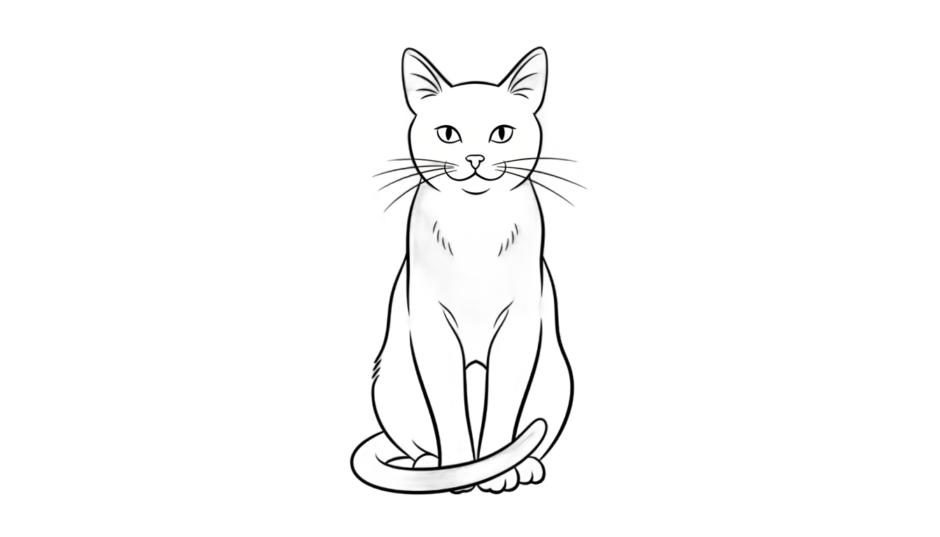 cat drawing png PNG transparent background