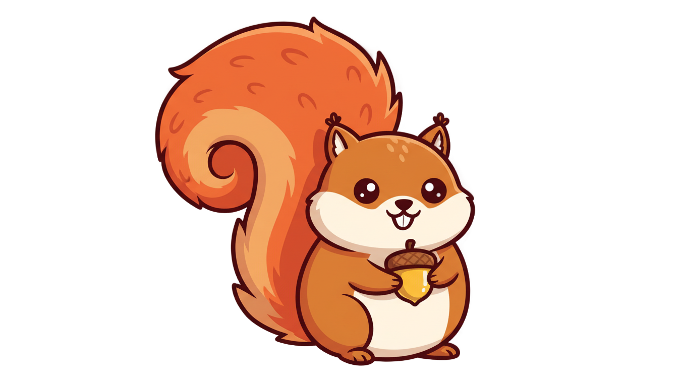 squirrel emoji png PNG transparent background