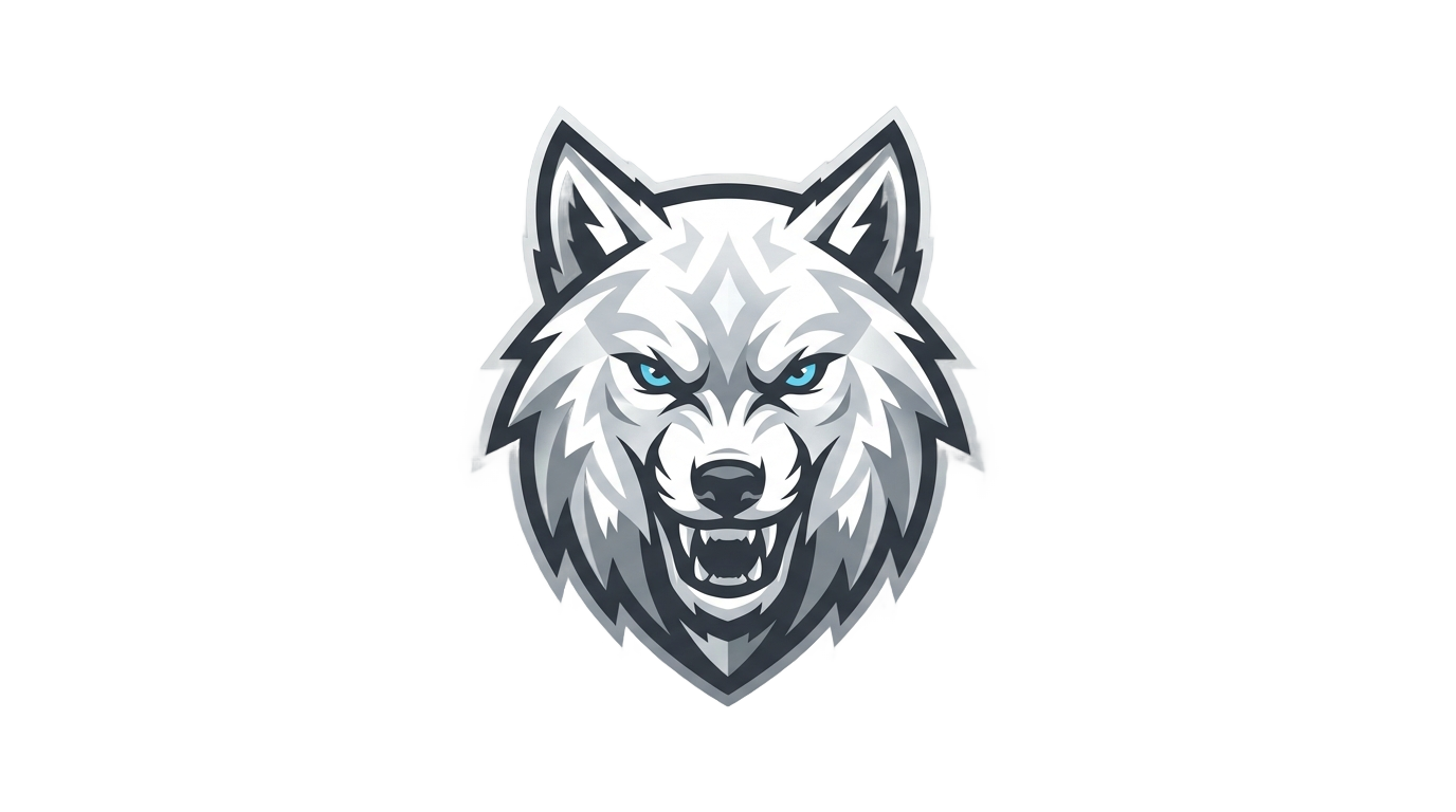 arctic wolf logo png PNG transparent background