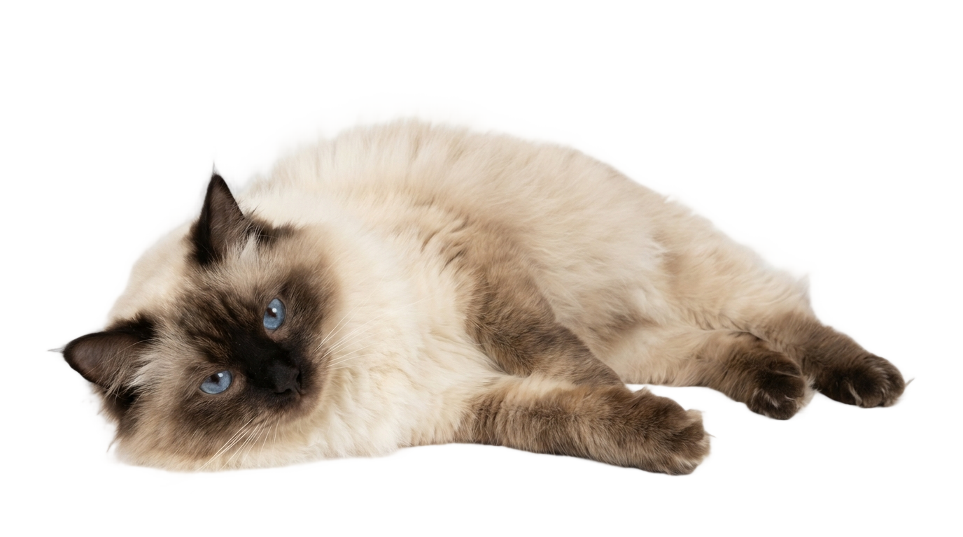 ragdoll cat png PNG transparent background