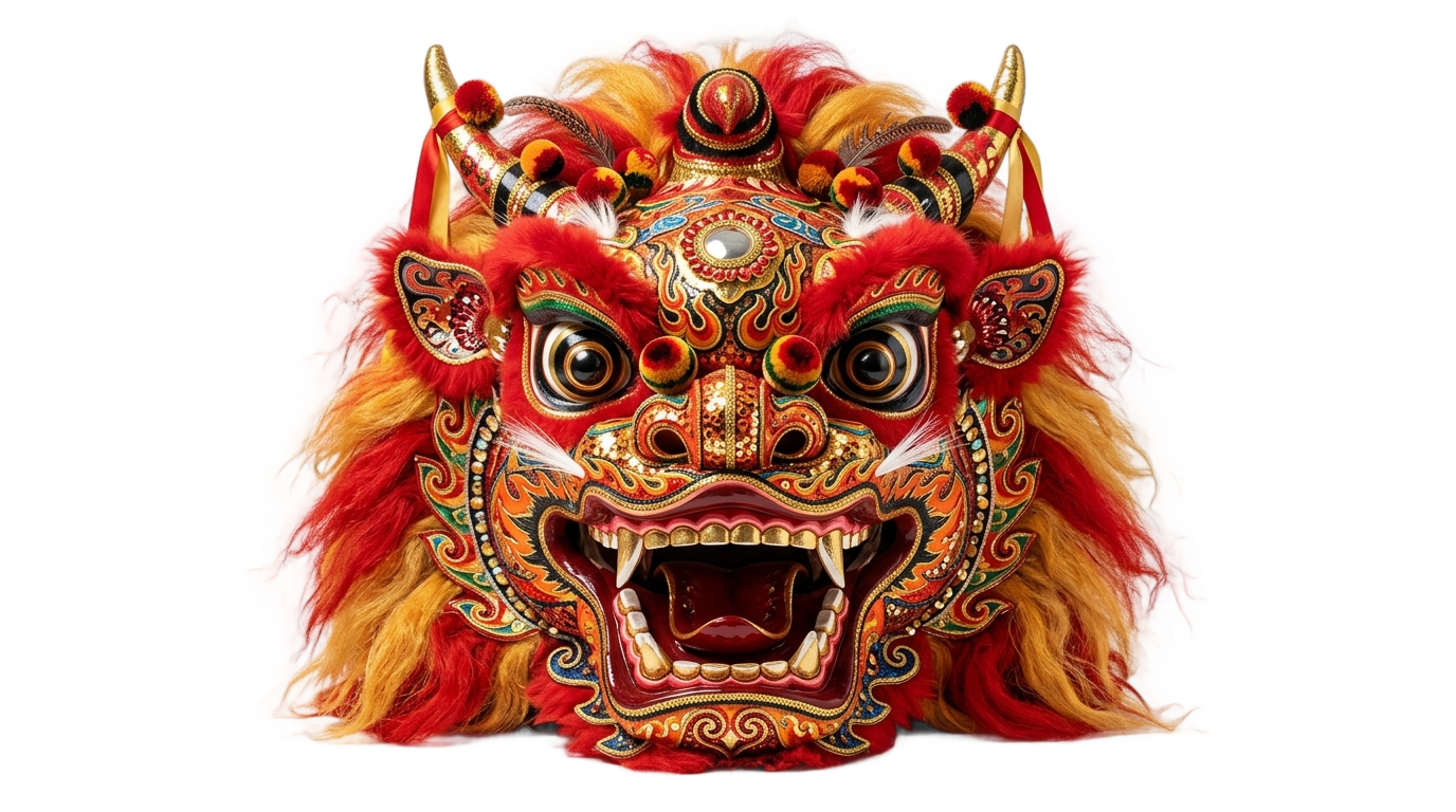 lion dance slot png PNG transparent background