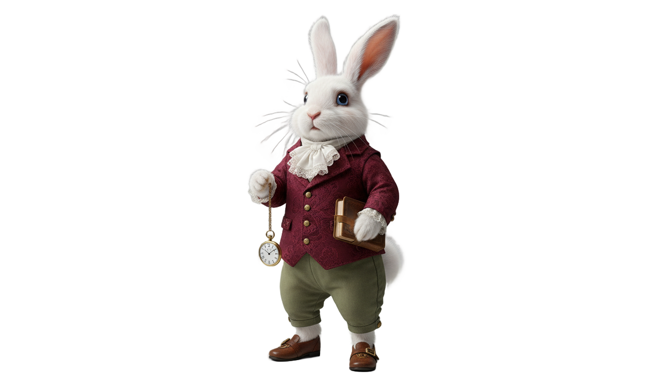 alice in wonderland rabbit png PNG transparent background