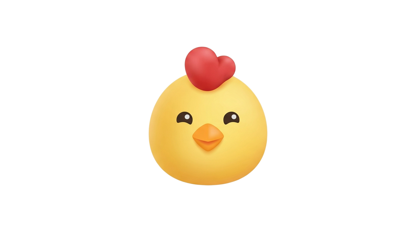 chicken emoji png PNG transparent background