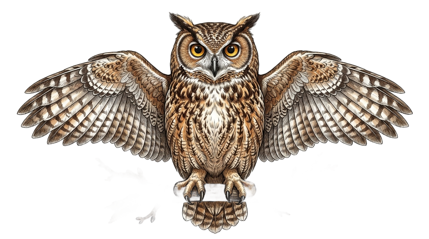 owl design png PNG transparent background