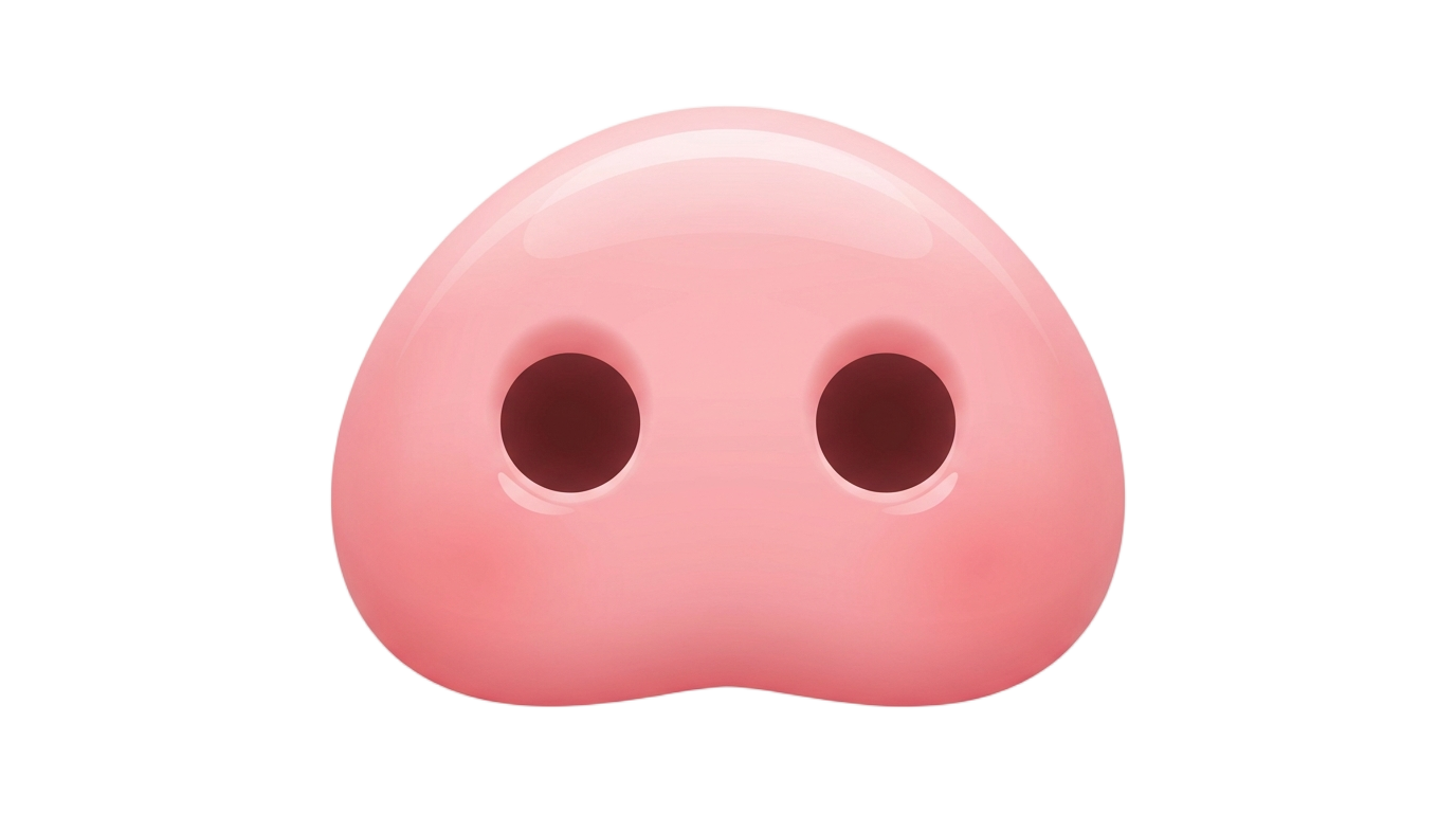 pig nose emoji png PNG transparent background