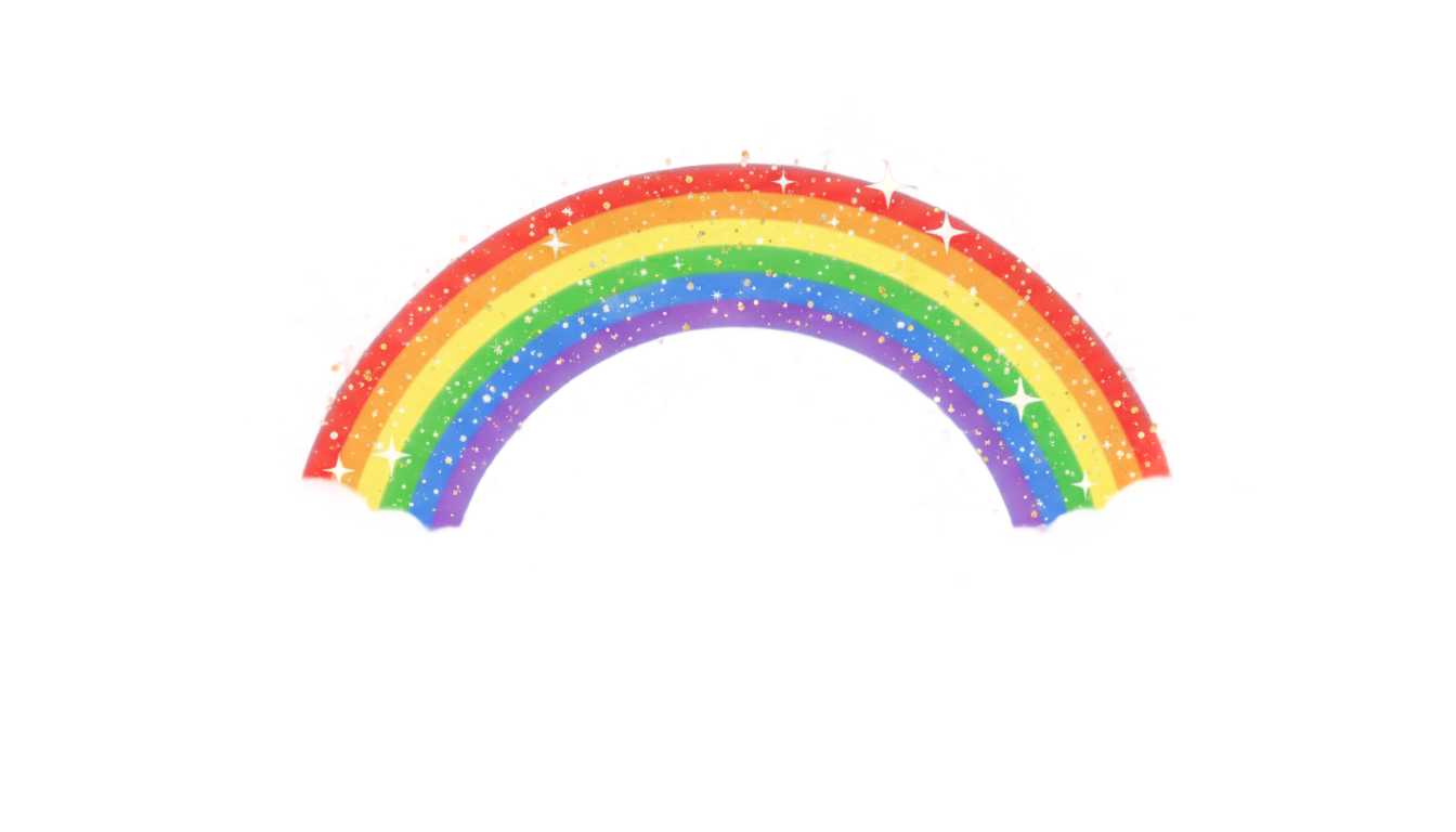 care bear rainbow png PNG transparent background