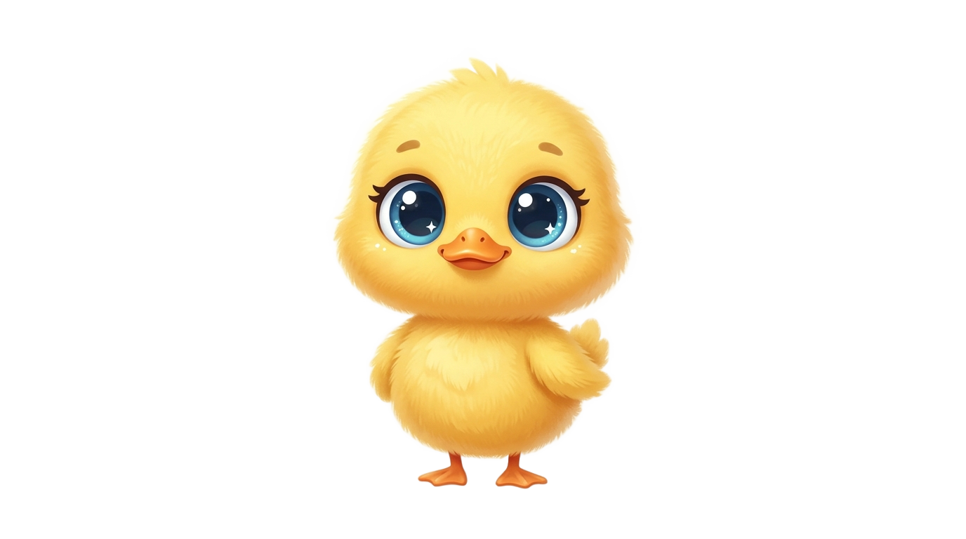 cute duck cartoon png PNG transparent background
