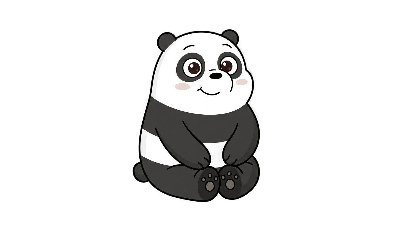 panda png escandalosos PNG transparent background