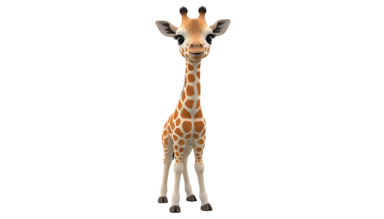cute giraffe png PNG transparent background