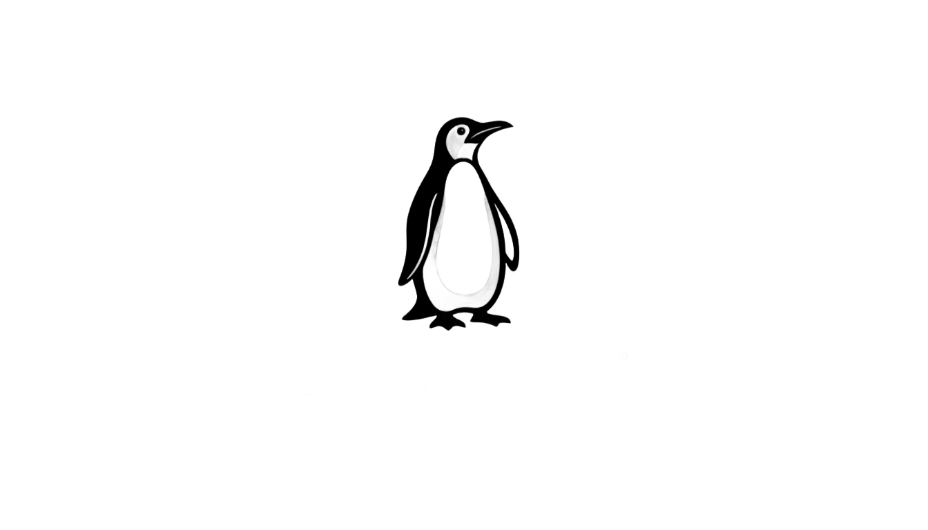 original penguin logo png PNG transparent background