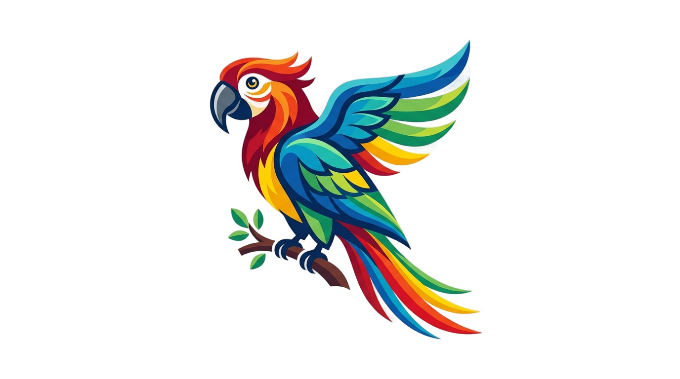 parrot logo png PNG transparent background