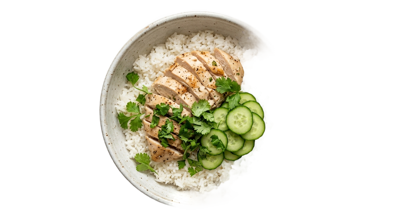 chicken rice bowl png PNG transparent background