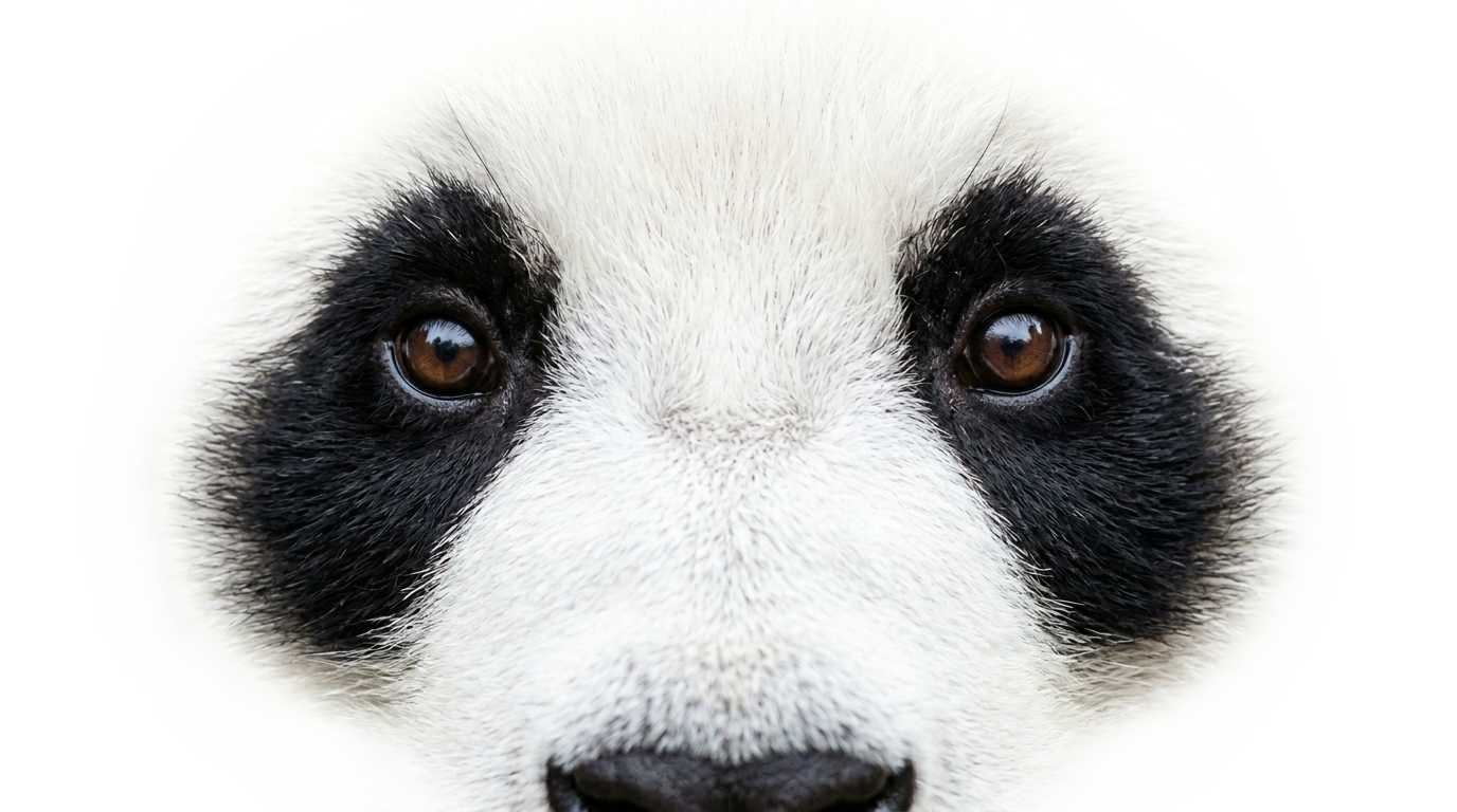 panda eyes png PNG transparent background