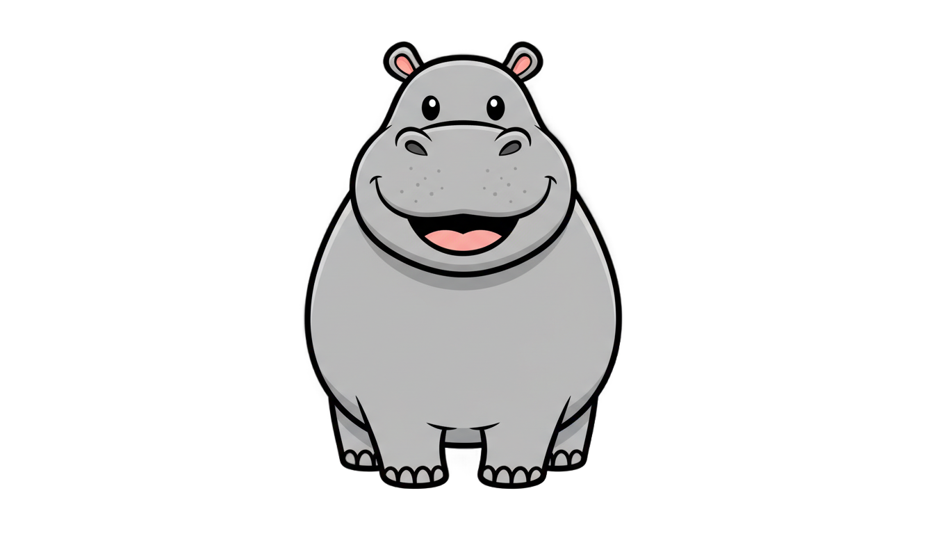 hippo clipart png PNG transparent background