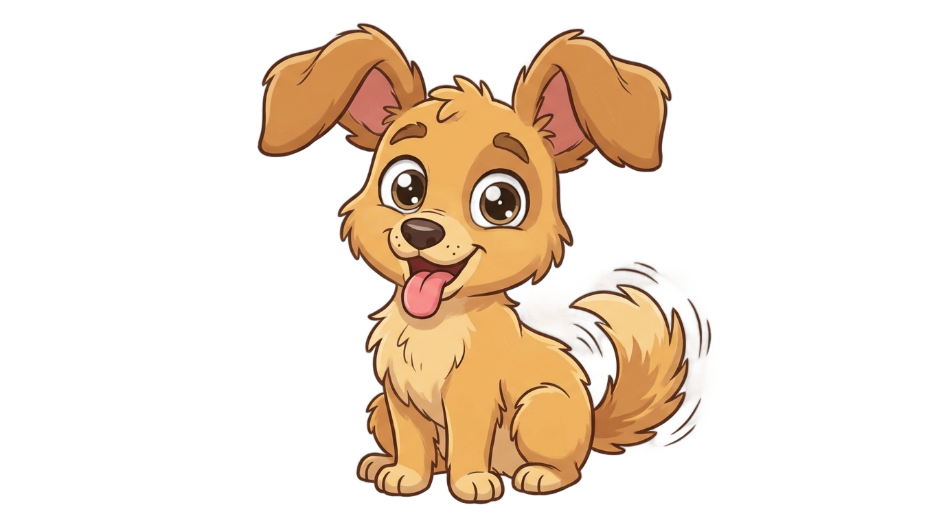 dog stickers png PNG transparent background