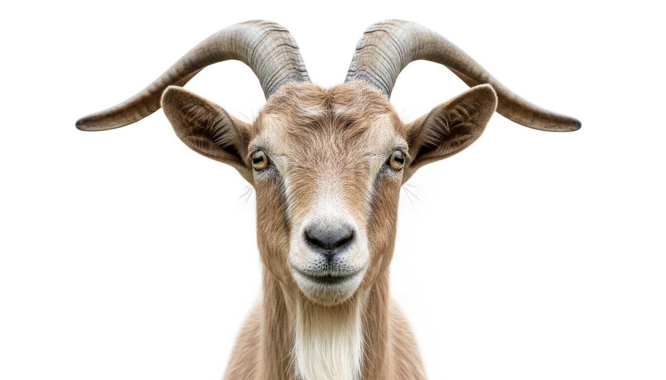 goat head png PNG transparent background