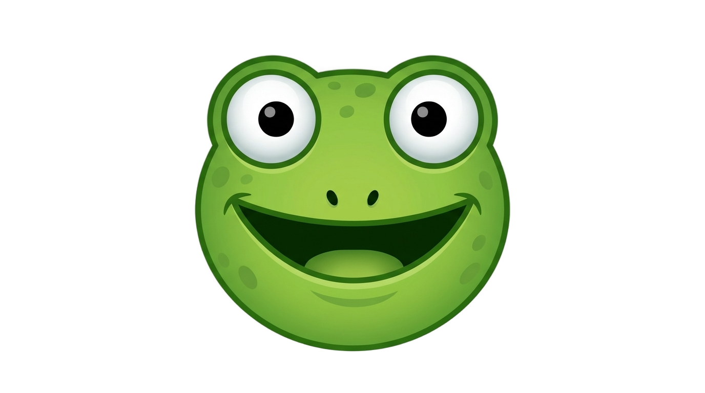 frog emoji png PNG transparent background