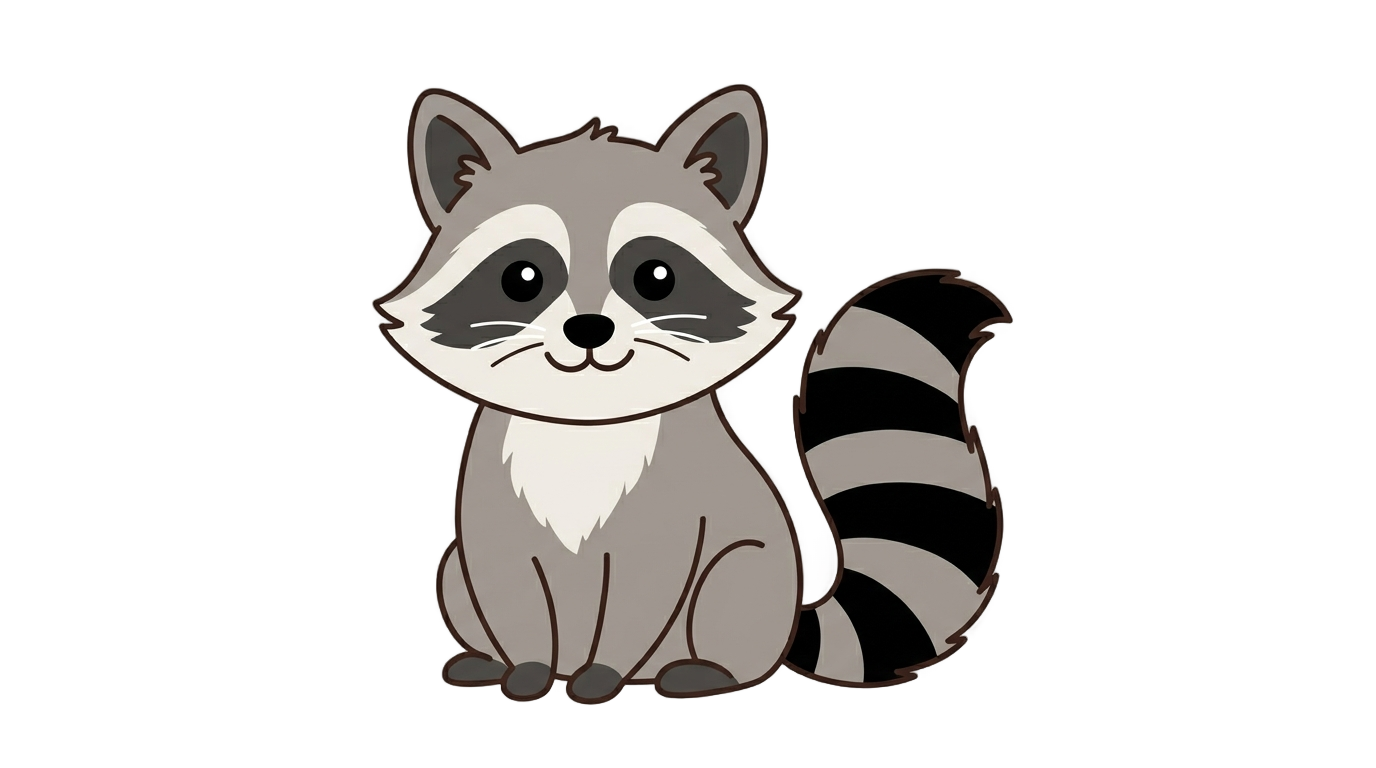raccoon icon png PNG transparent background