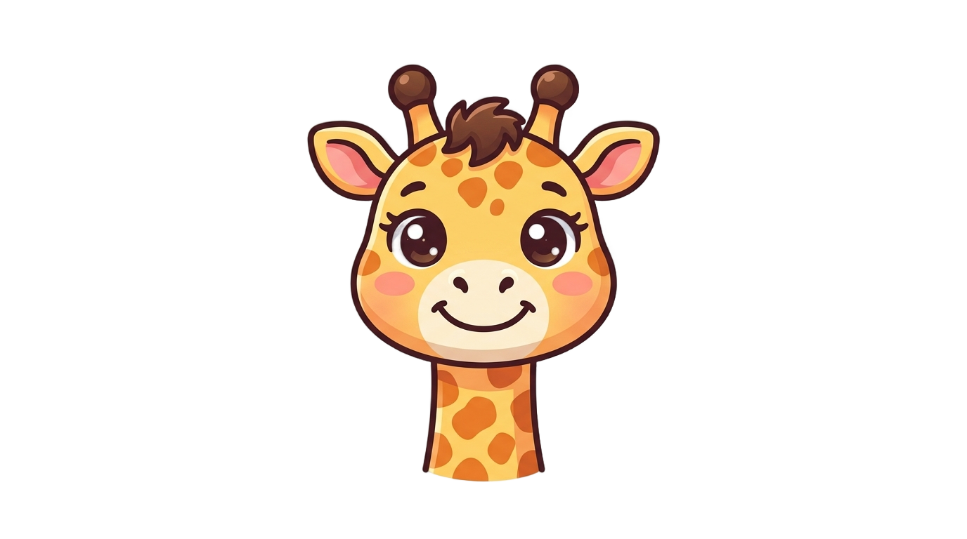giraffe emoji png PNG transparent background