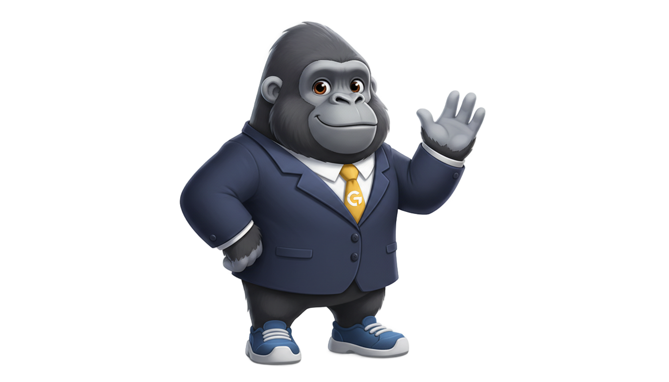 animal company gorilla png PNG transparent background