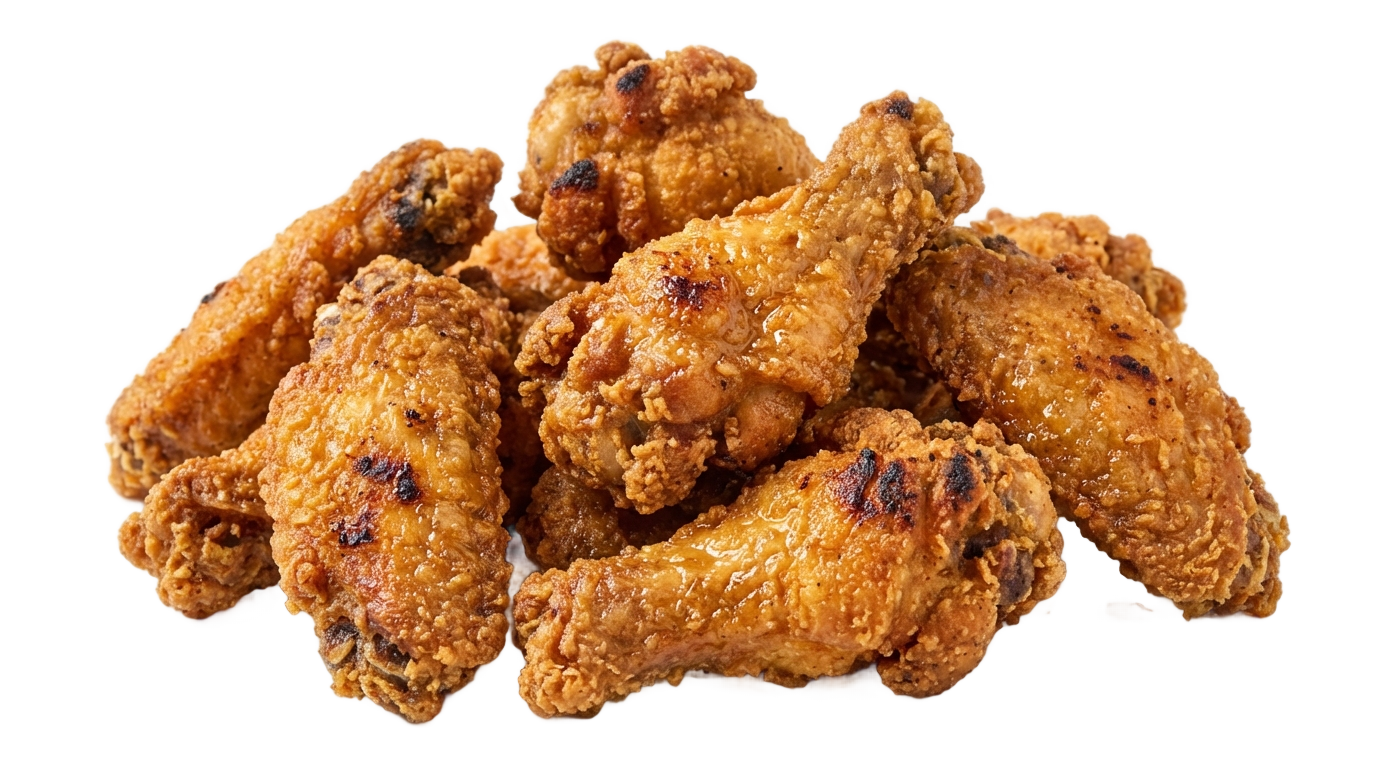 fried chicken wings png PNG transparent background