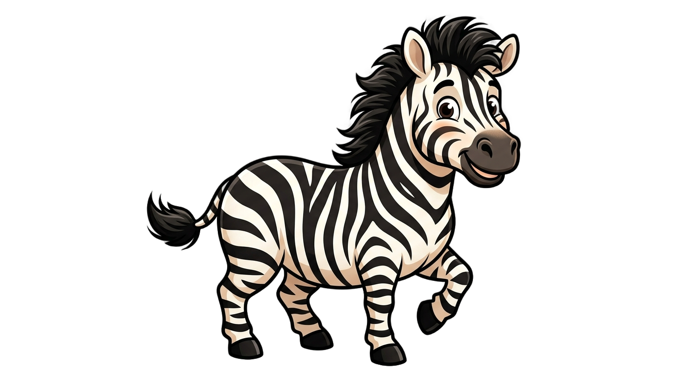 zebra cartoon clipart png PNG transparent background