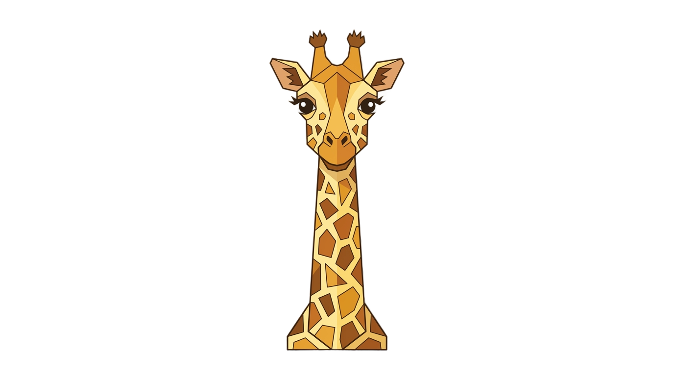 giraffe logo png PNG transparent background