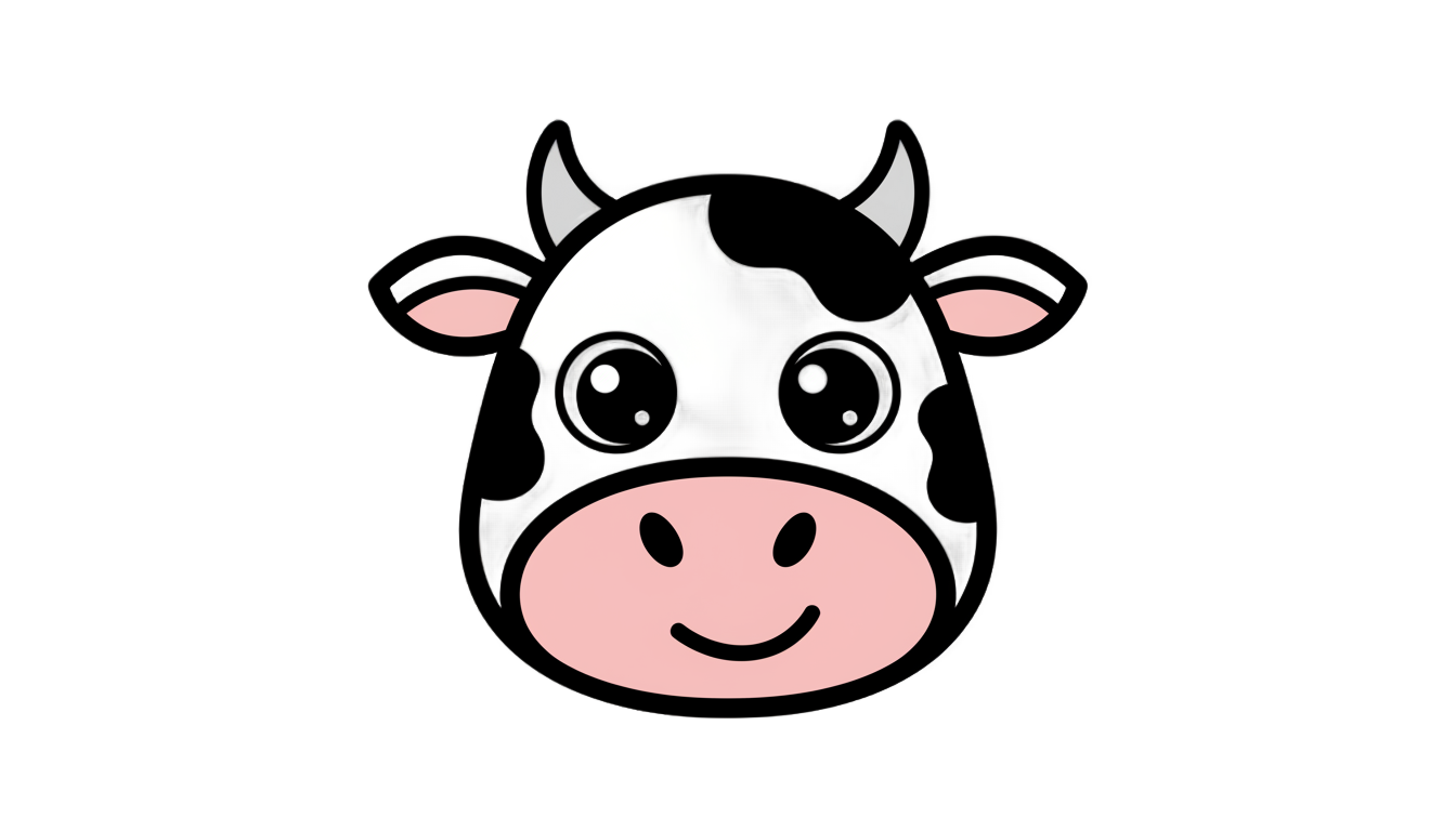cow emoji png PNG transparent background