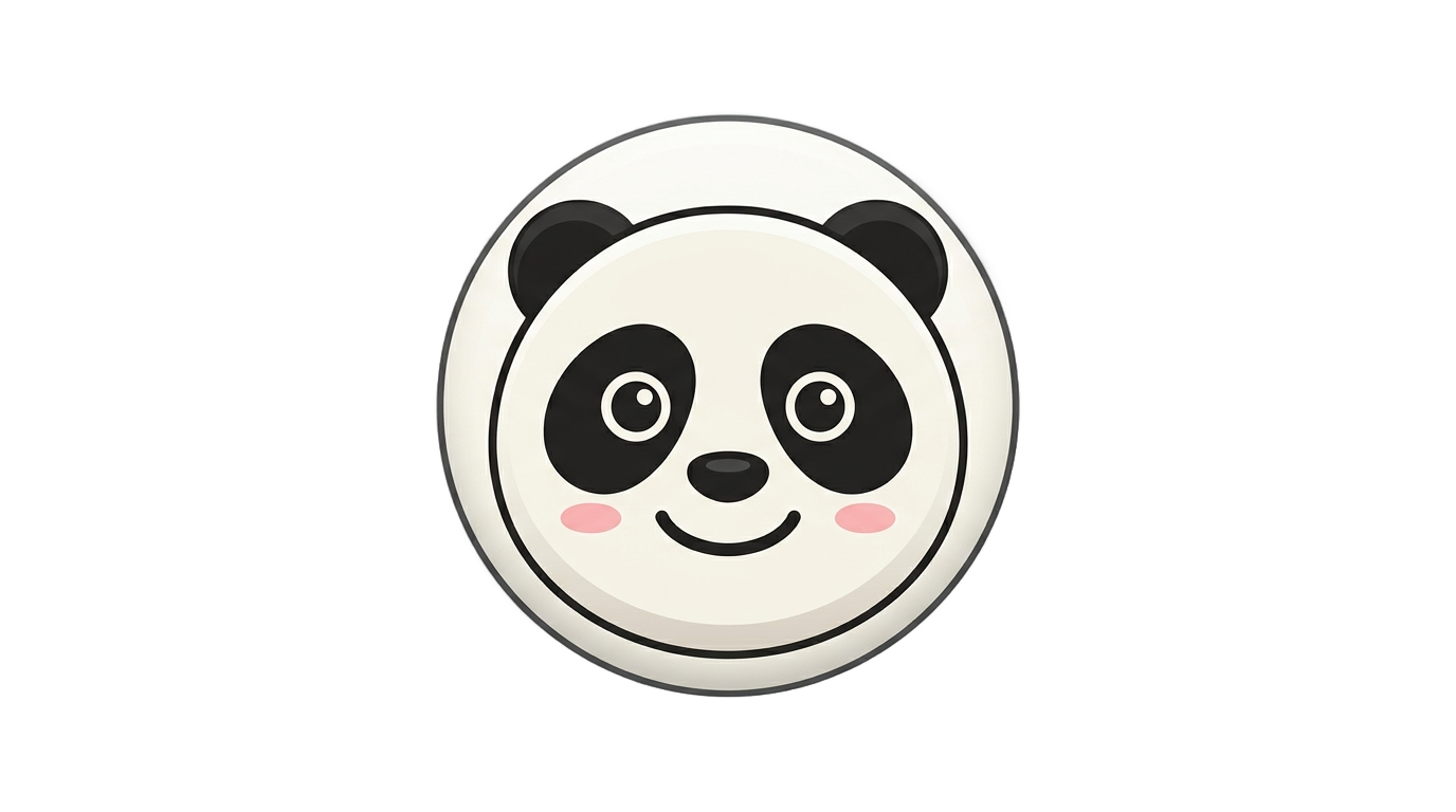 panda emoji discord png PNG transparent background