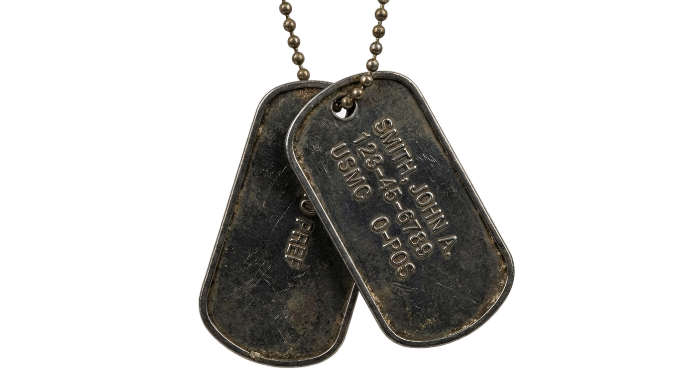 military dog tag png PNG transparent background