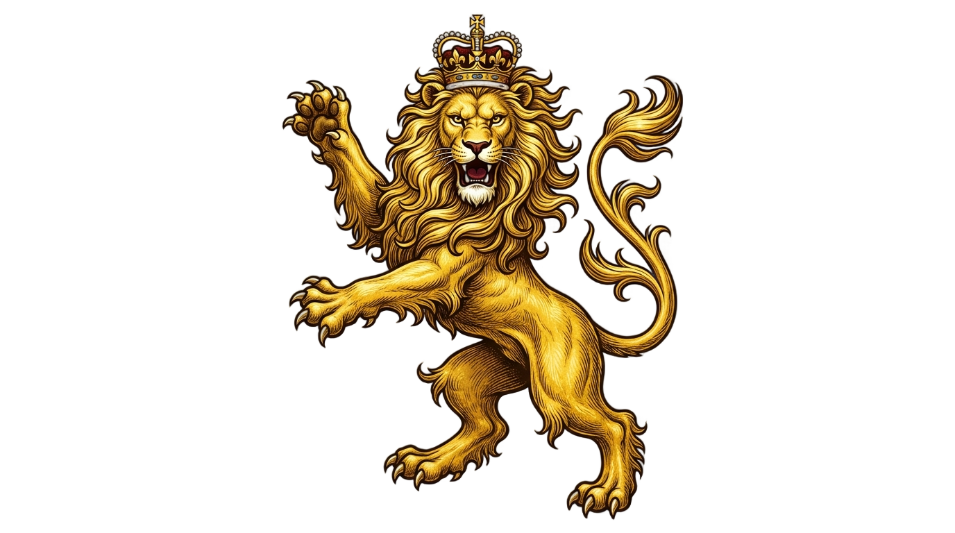english lion png PNG transparent background