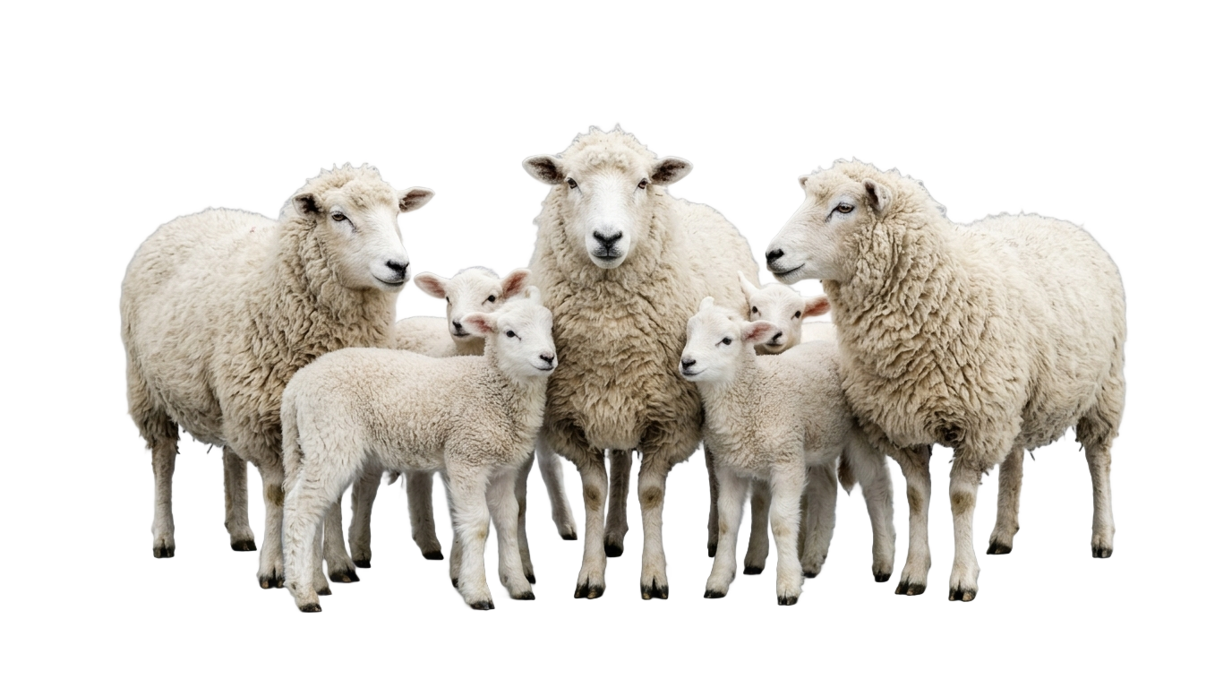 flock of sheep png PNG transparent background