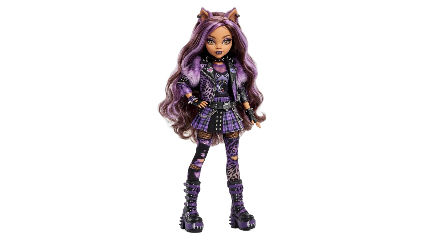 monster high clawdeen wolf png PNG transparent background