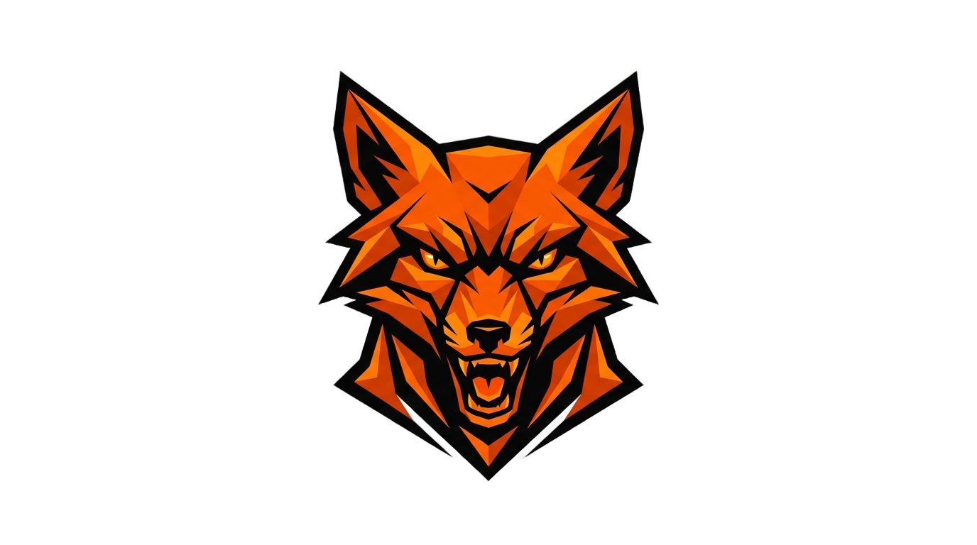 fox gaming logo png PNG transparent background