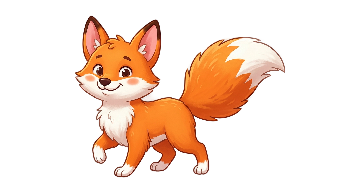 fox sticker png PNG transparent background