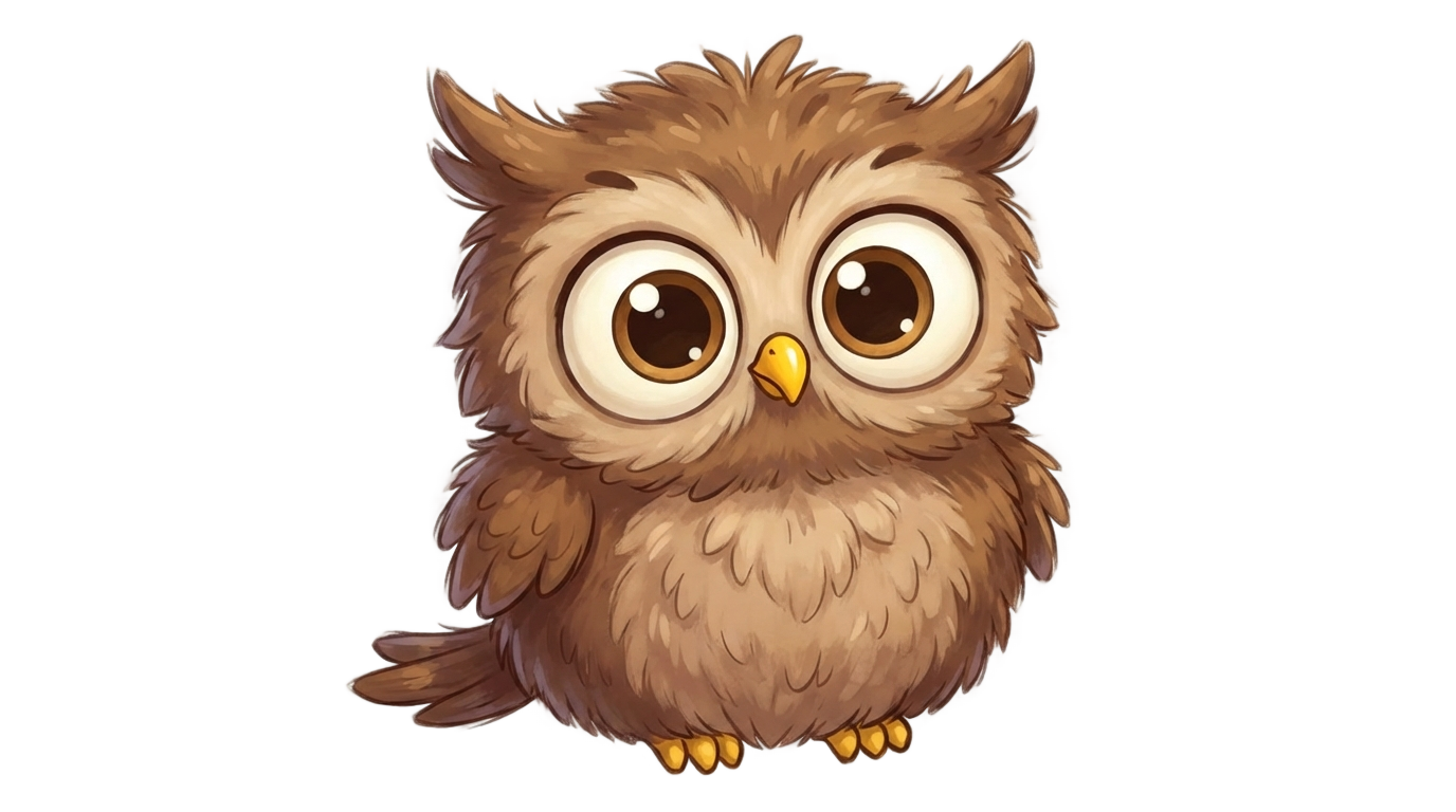 cute owl clipart png PNG transparent background