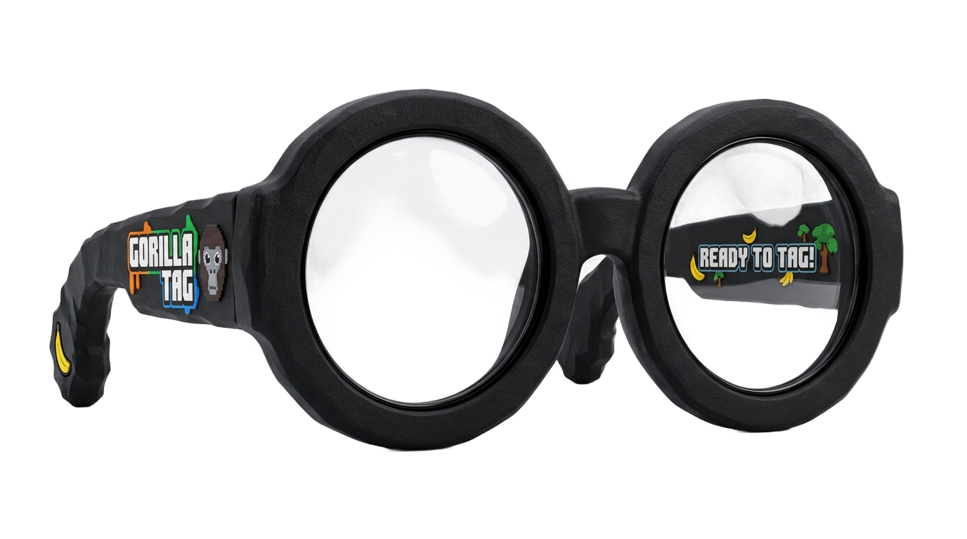 gorilla tag glasses png PNG transparent background