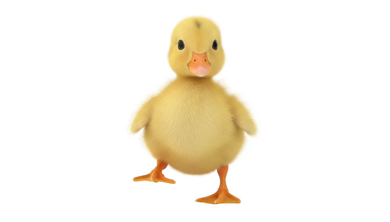 cute duck png PNG transparent background
