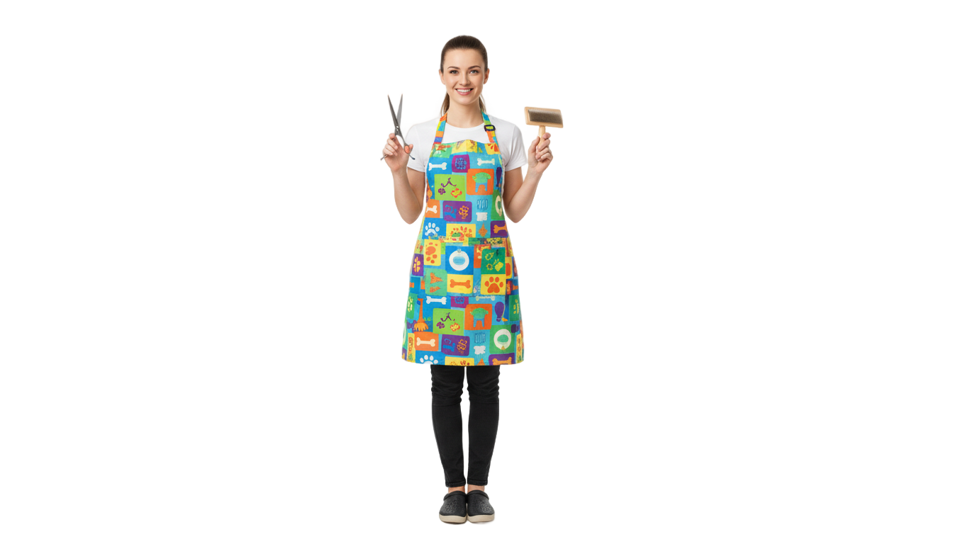 dog groomer png PNG transparent background
