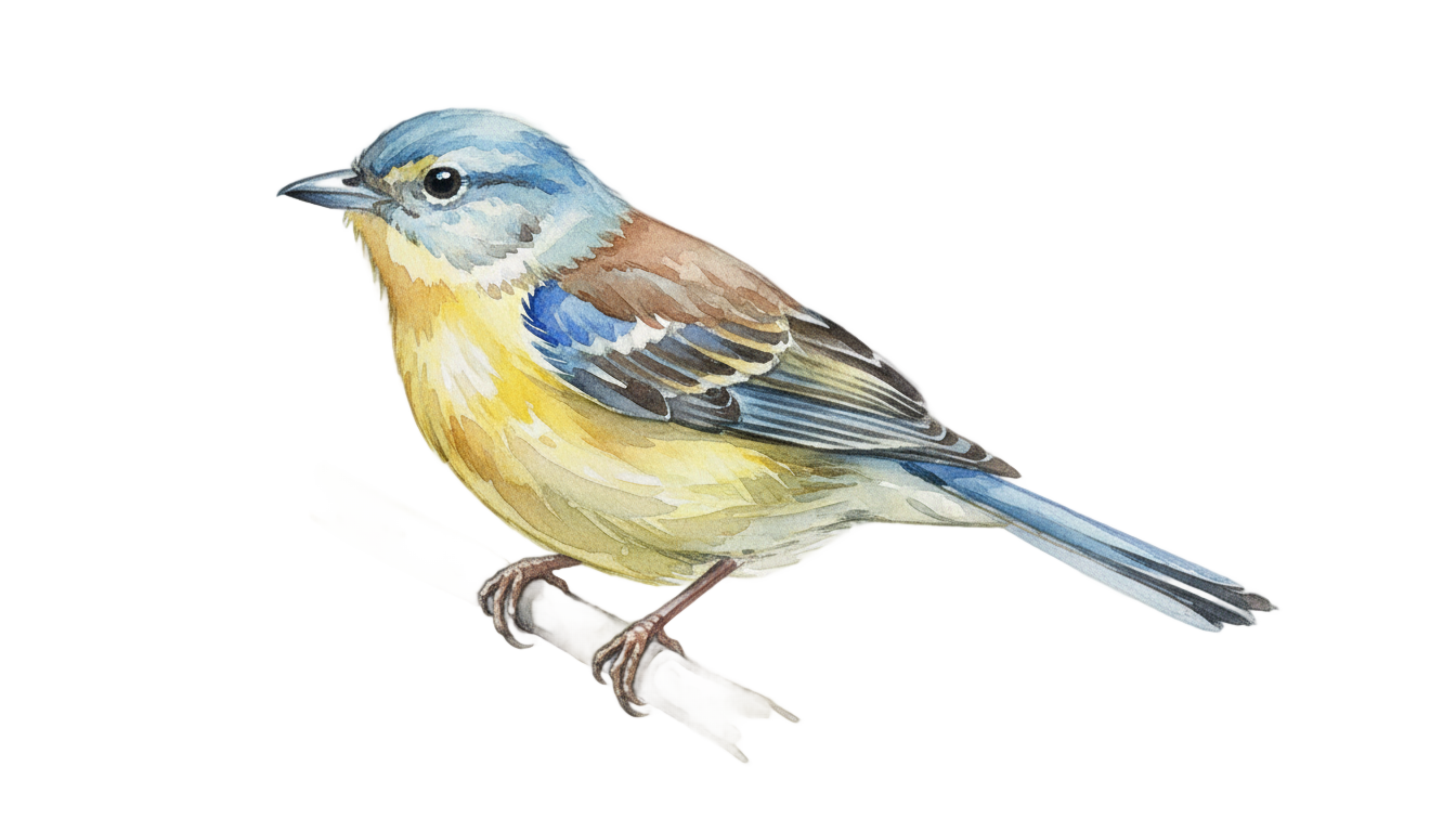 watercolor bird png PNG transparent background