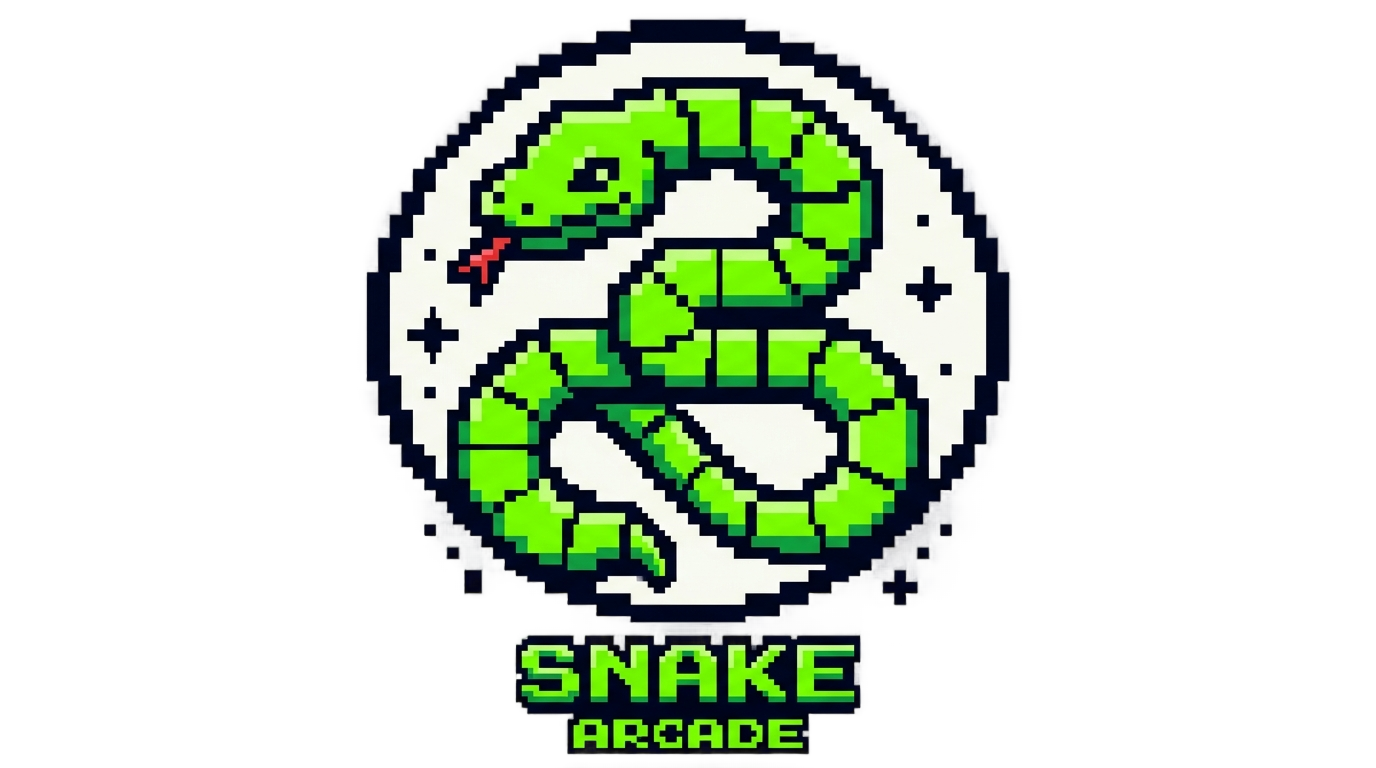 snake game logo png PNG transparent background
