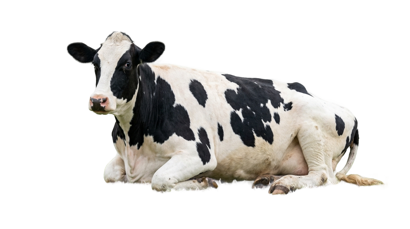 cow laying down png PNG transparent background
