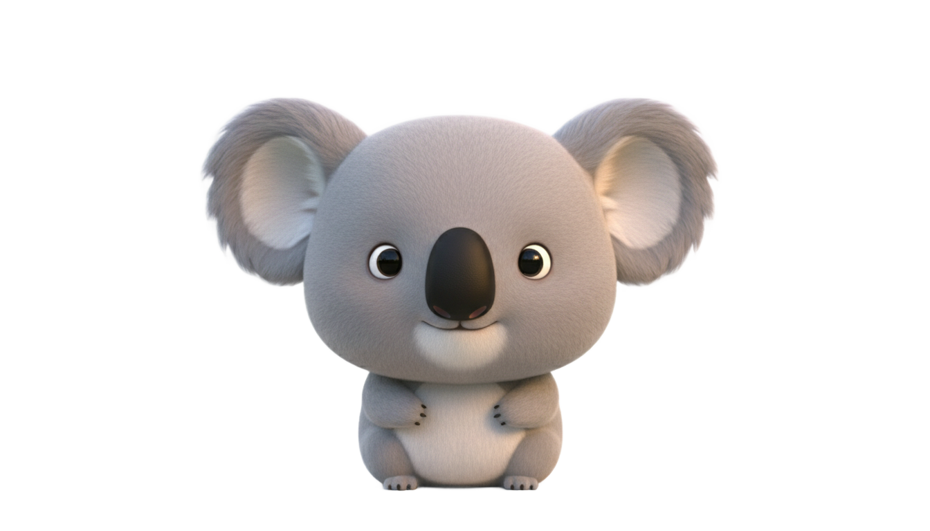 koala cartoon png PNG transparent background