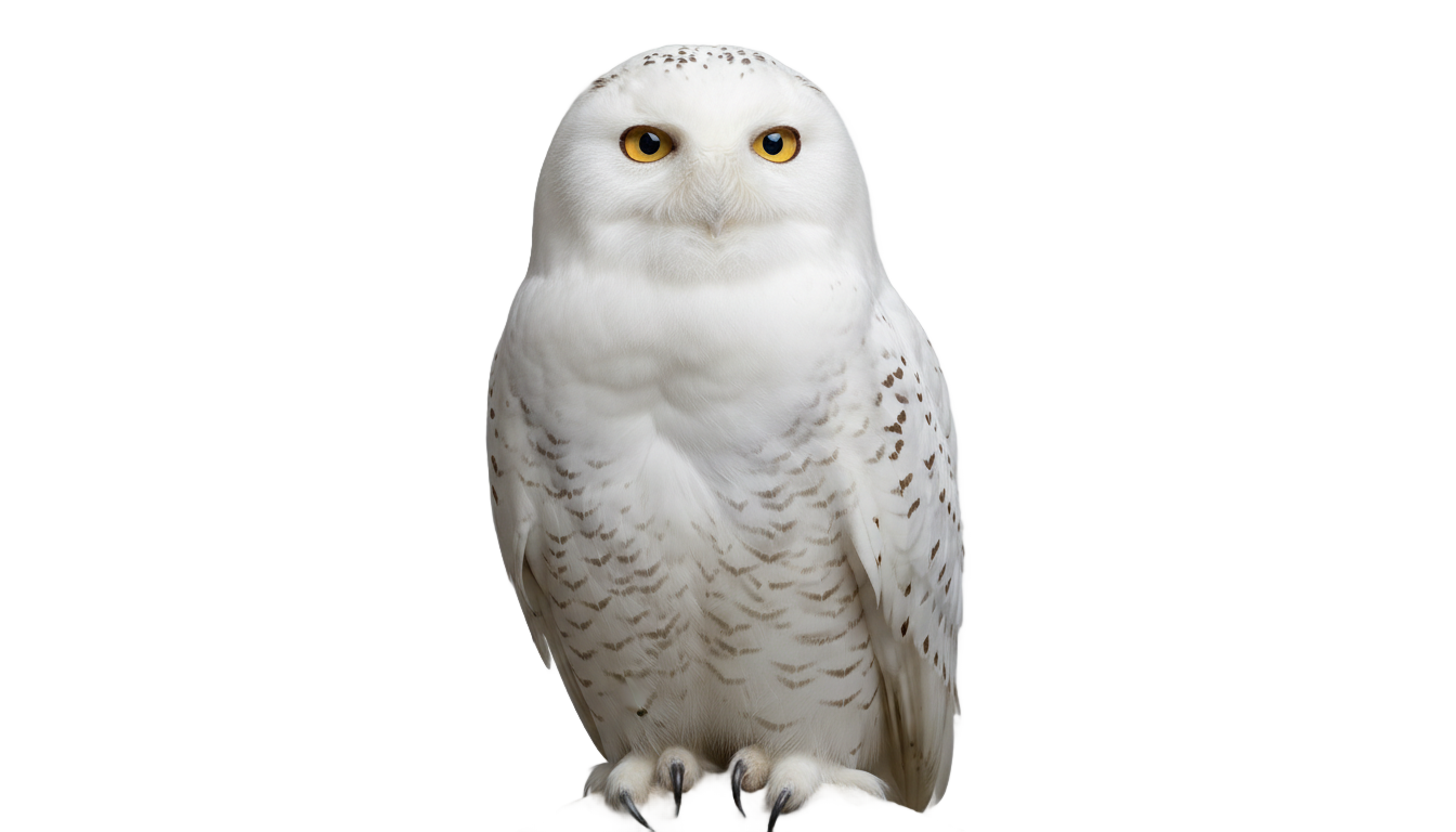 white owl png PNG transparent background