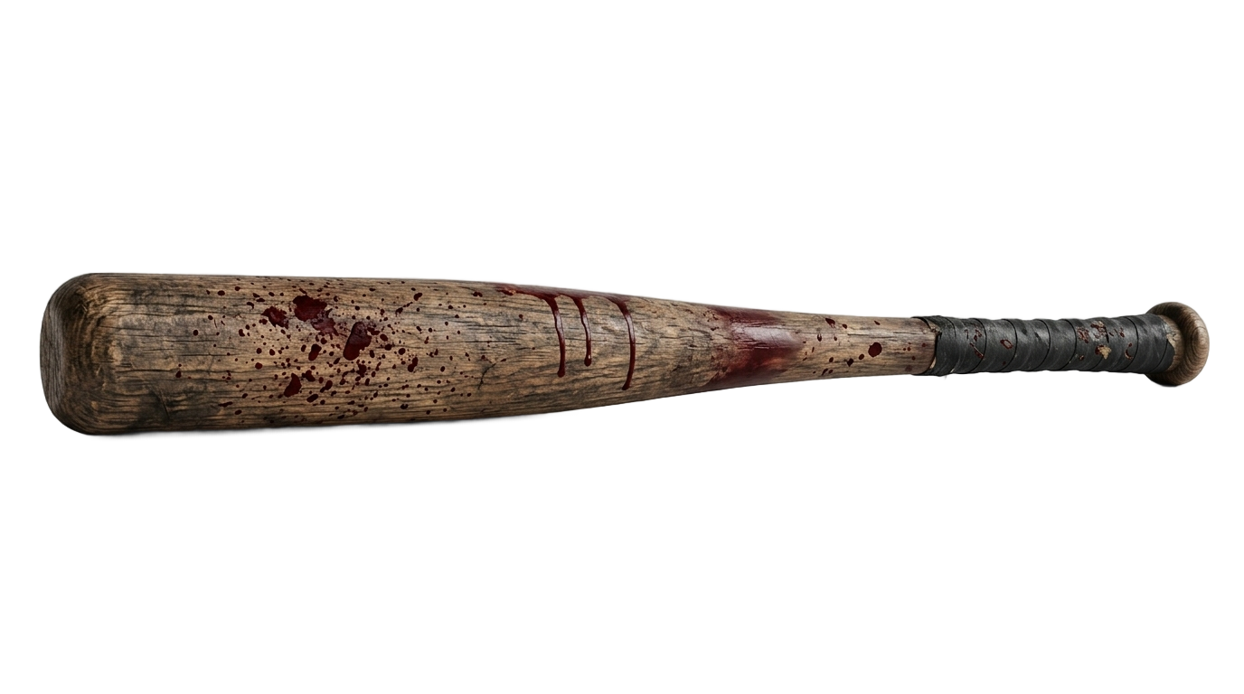 bloody baseball bat png PNG transparent background