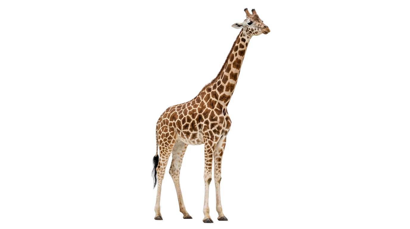 giraffe animal png PNG transparent background