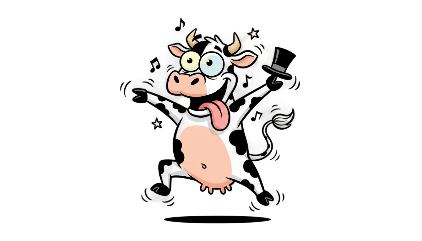 funny cow png PNG transparent background