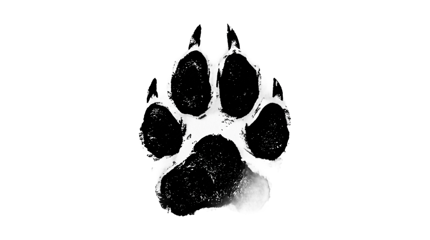 wolf paw logo png PNG transparent background